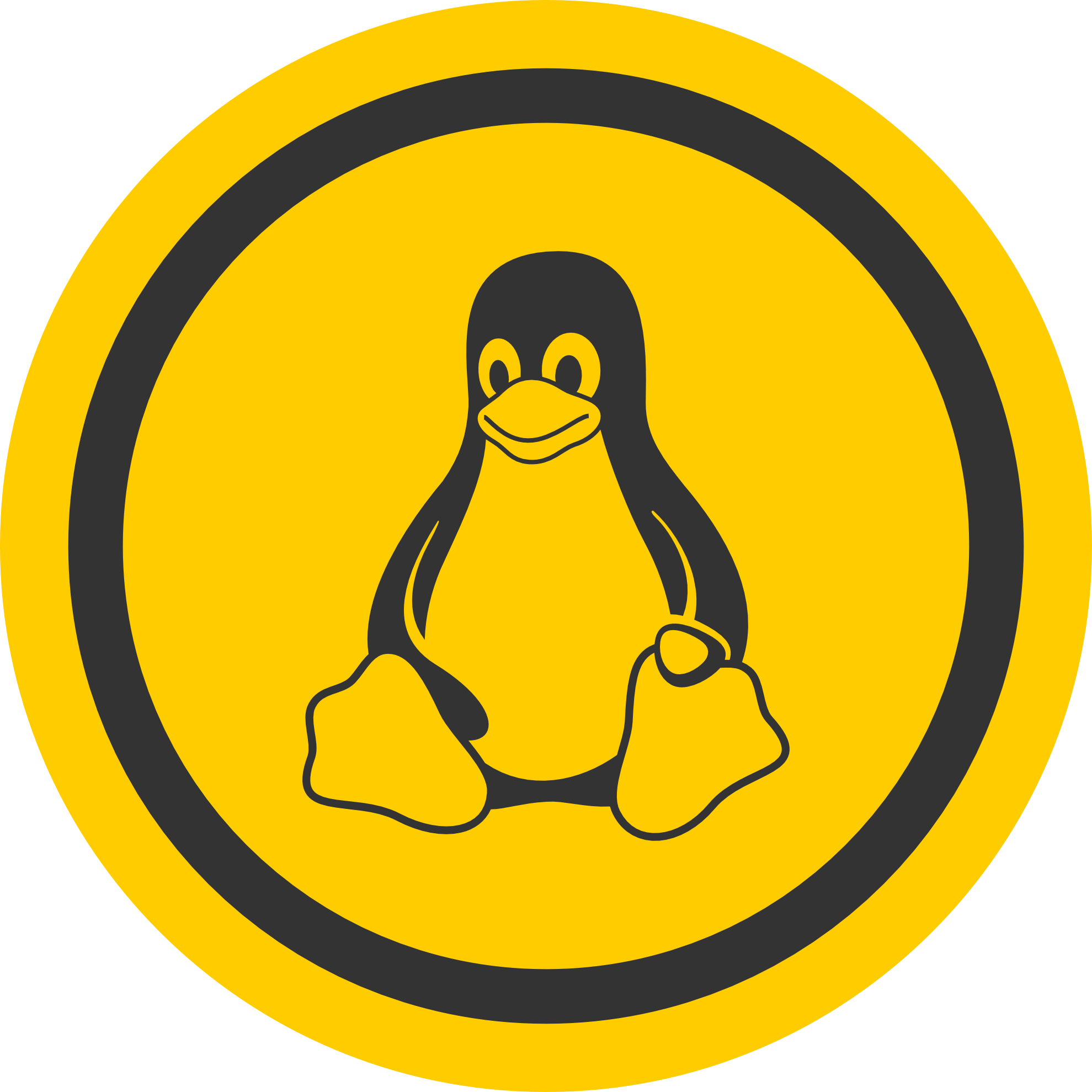 Clipartist Net   Clip Art   Tux Badge Penguin Linux Art Clipartist