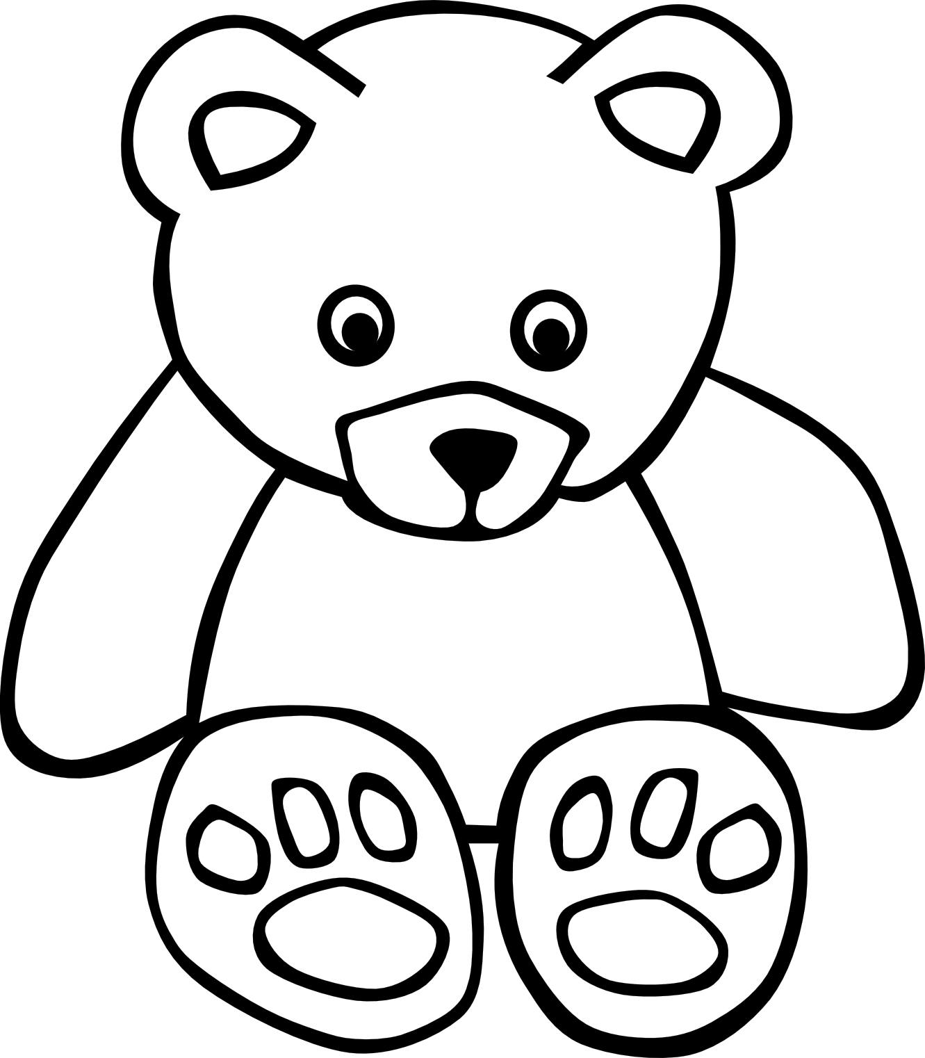 Computer Clipart Black And White   Clipart Panda   Free Clipart Images