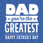 Dad You Re The Greatest Happy Father S Day Vector 196738124 Jpg