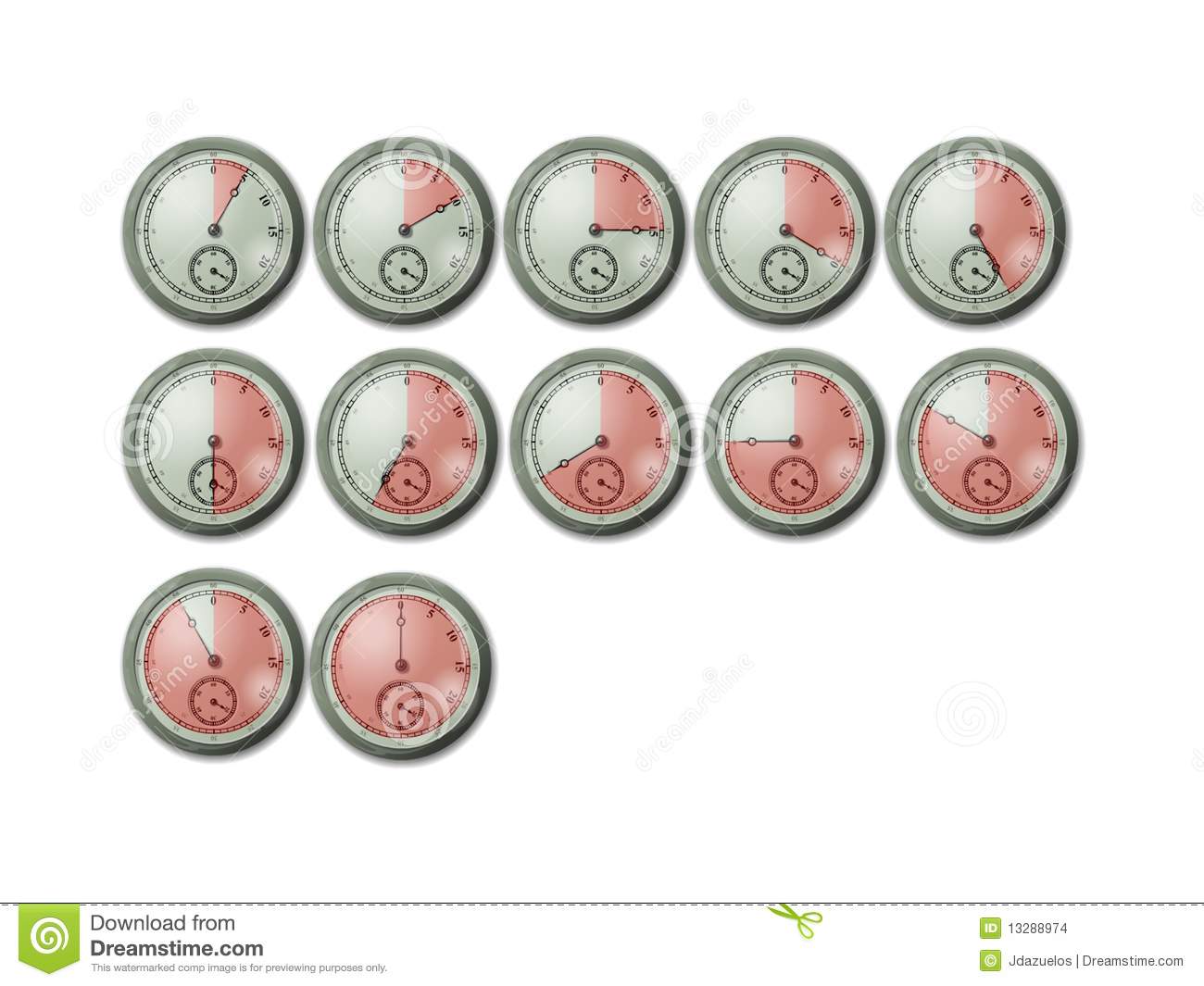 Minute Timer Clipart Chrono Timer Stopwatch Clocks