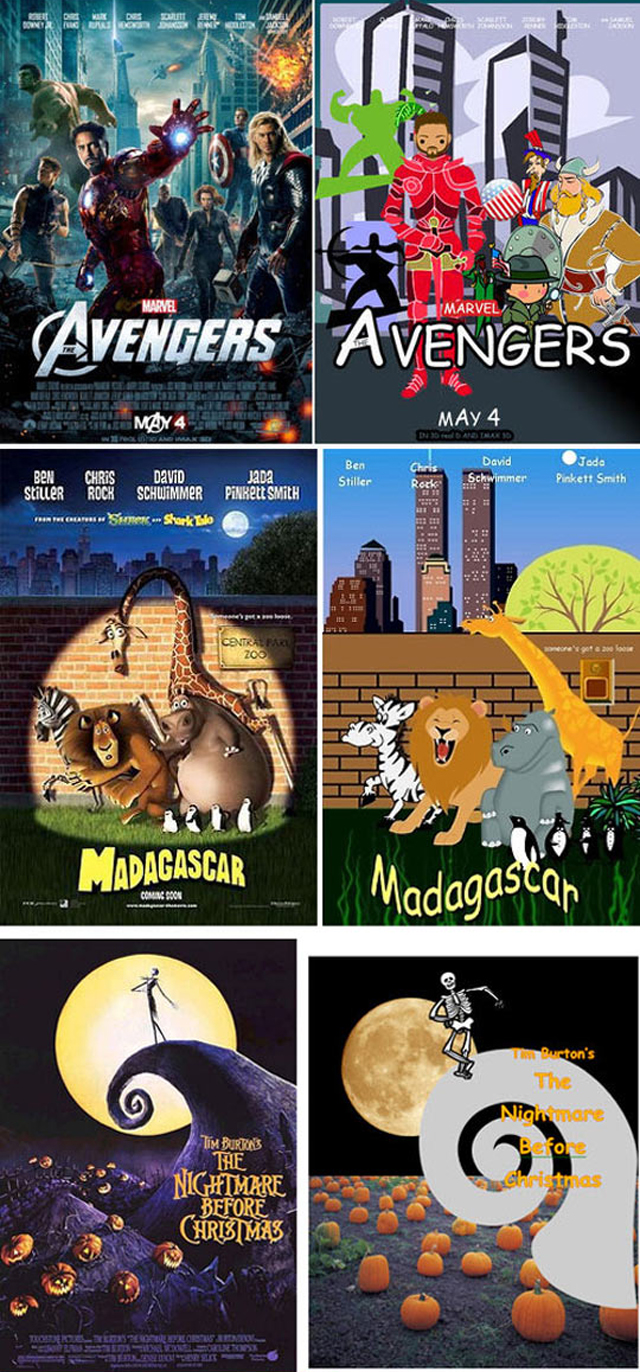 Movie Posters Recreated Using Comic Sans And Clip Art   Strange