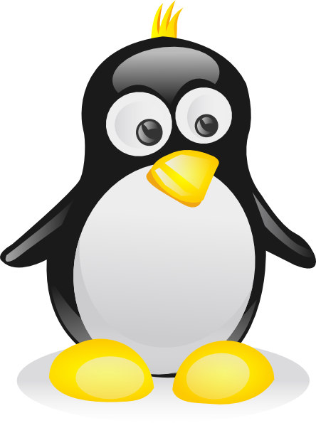 Tux Penguin 3 Clip Art At Clker Com   Vector Clip Art Online Royalty