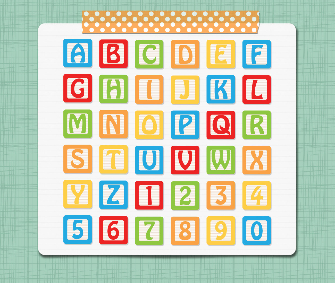 123 Blocks Clipart Alphabet Blocks Clipart Images