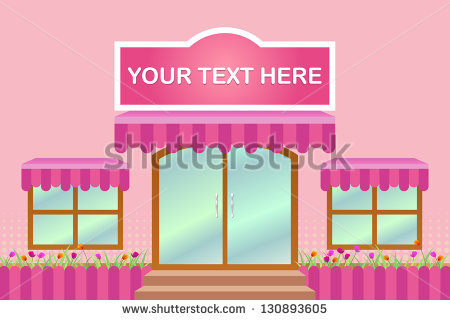 Bakery Storefront Clipart Backdrop Front Of A Coffee