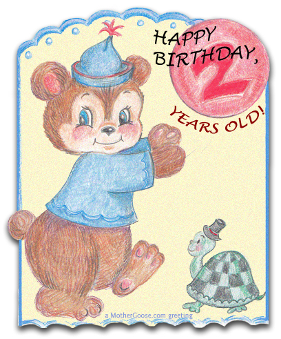 Birthday 2 Year Old Greeting Clip 3 Send A Happy Birthday Two Year Old