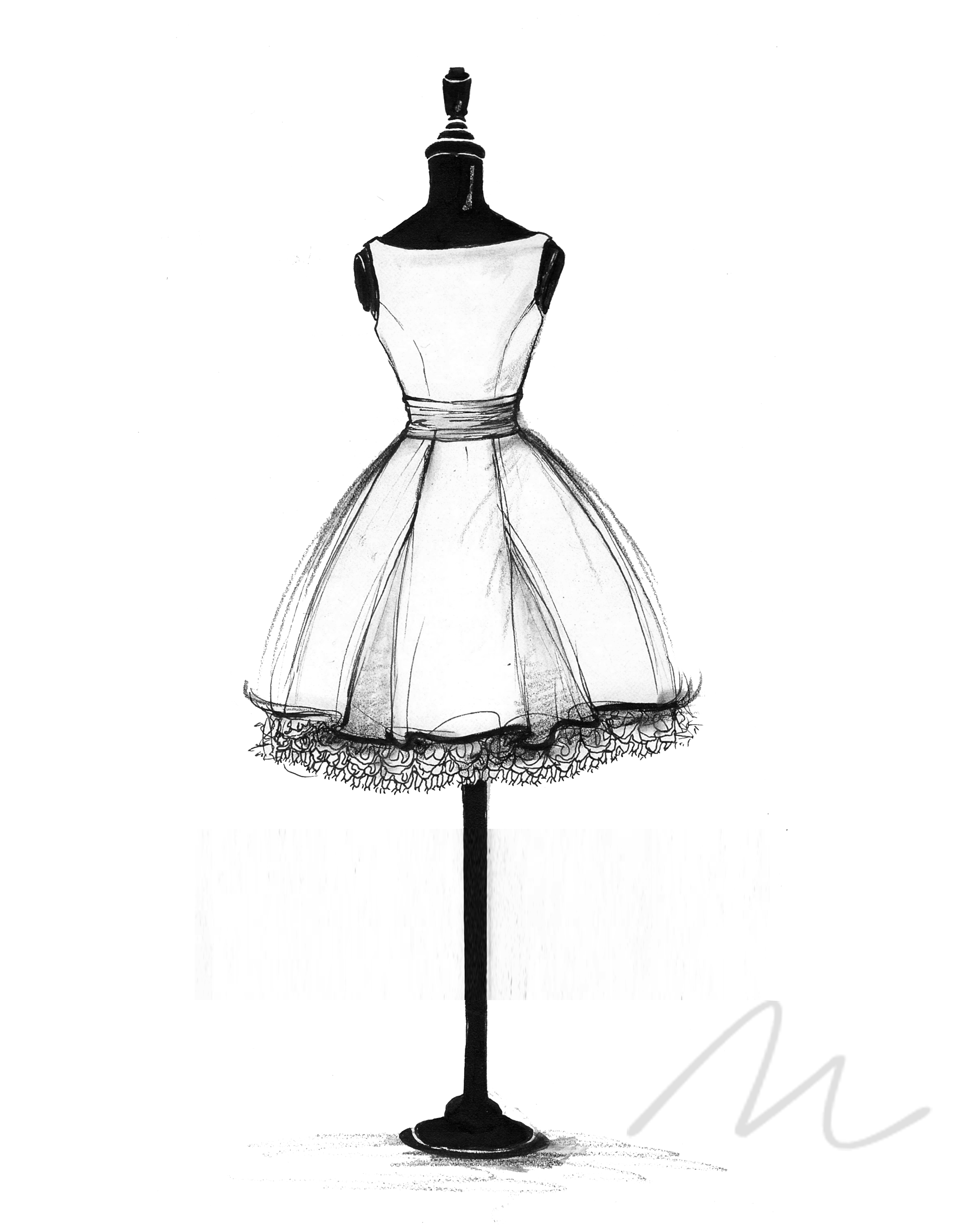 Blithe Dress Sketch   Cool Artwork   Pinterest
