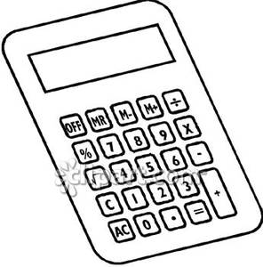 Calculator Clipart Black And White   Clipart Panda   Free Clipart