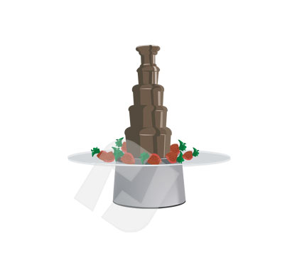 Chocolate Pudding Vector Clip Art   Poweredtemplate Com