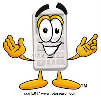Clip Art   Calculator With Hands Out  Fotosearch   Search Clipart    