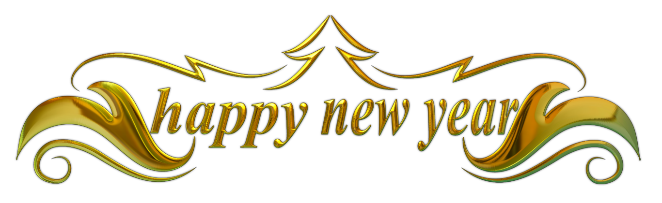 Description Happy New Year Text Png