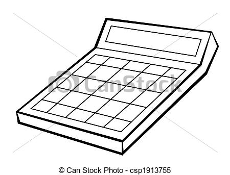Illustrations Of Calculator   Calculation Csp1913755   Search Clipart