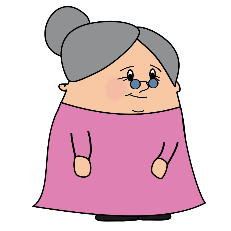 Old Lady Vector Clip Art Download Free   Clipart    Clipart Best    