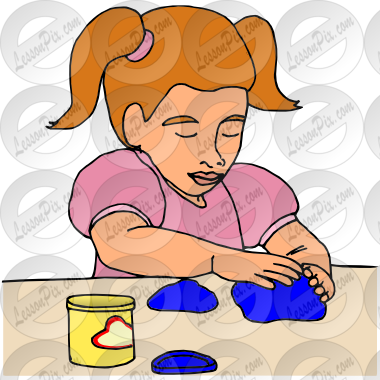 Picture For Classroom   Therapy Use   Great Playdough Clipart