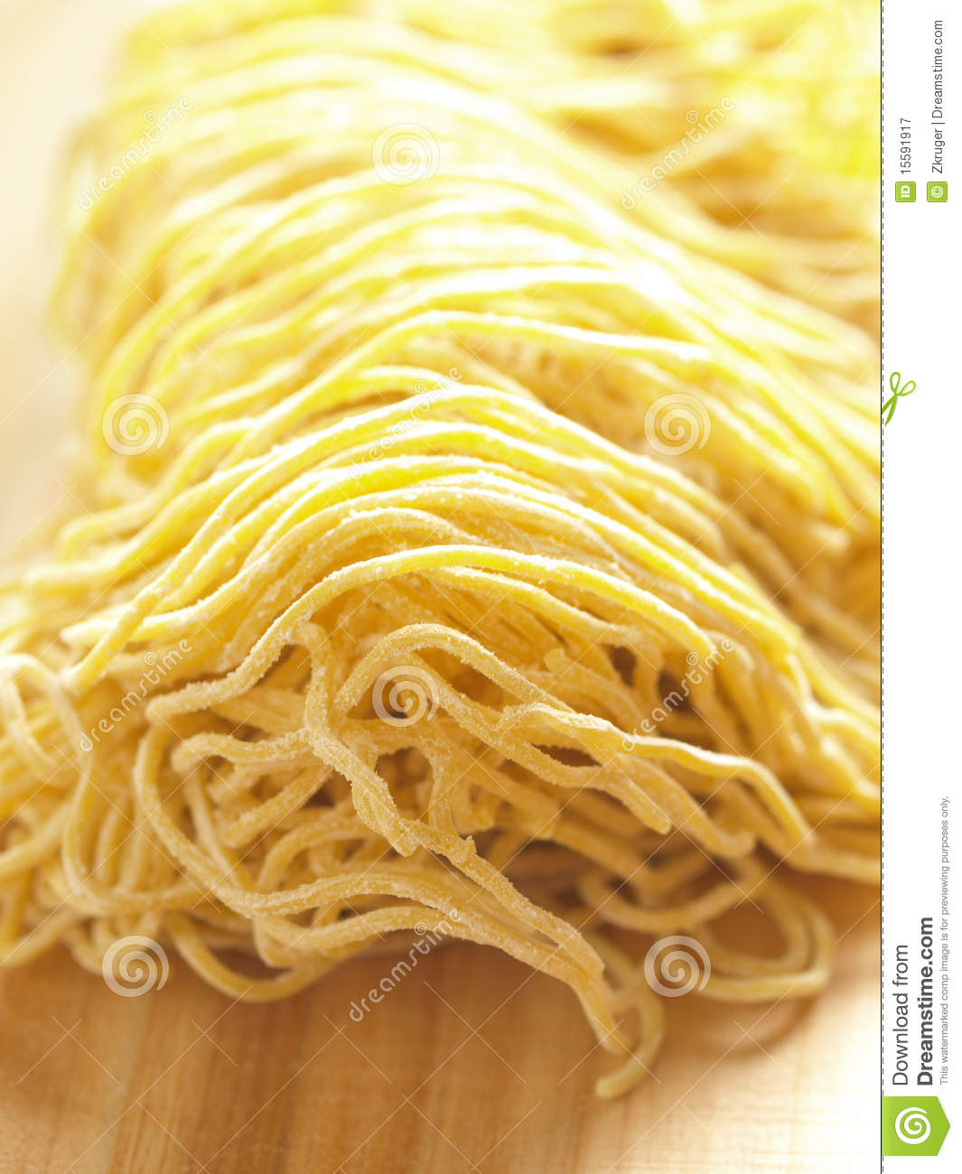 Raw Egg Noodles Royalty Free Stock Photography   Image  15591917