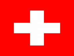 Switzerland Flag Waving Clipart