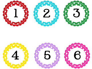 Technology Rocks  Seriously   Round Polka Dot Numbers