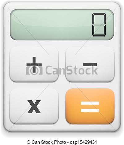 Vectors Of Calculator Icon   Calculator Icon Vector Eps10    