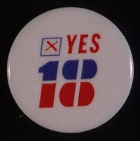 Yes 18 Button Old Enough To Fight Old Enough To Vote Was The Rallying
