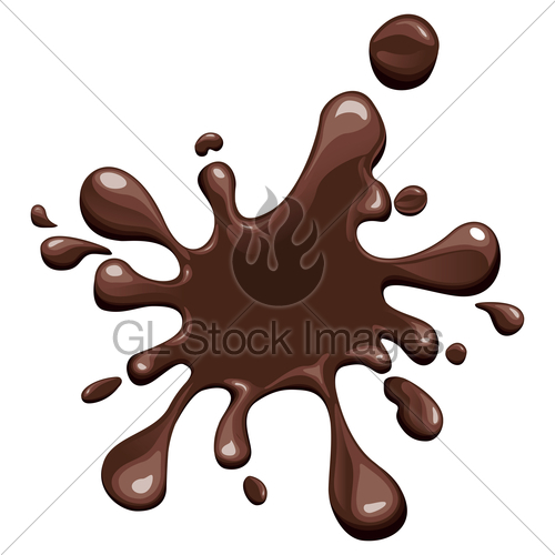 Chocolate Splodge   Gl Stock Images