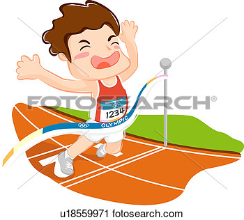 Clipart   Sports Sportsman Player Physical Olympics  Fotosearch    