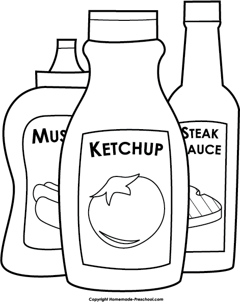 Home   Free Clipart   Bbq Clipart   Ketchup Mustard Steak Sauce