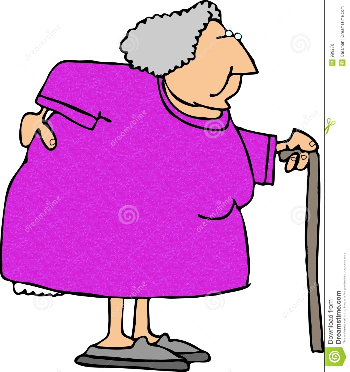 More Similar Stock Images Of   Old Woman With A Sore Back  