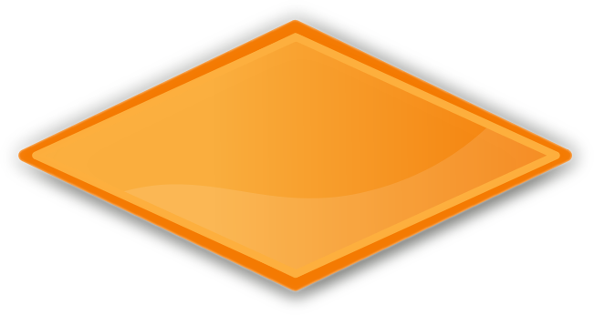 Orange Color Clipart Color Label Diamond Orange Png