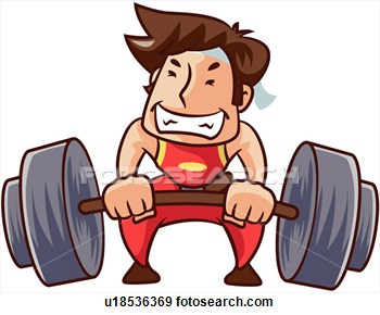Physical Sports Exercise Men View Large Clip Art Graphic