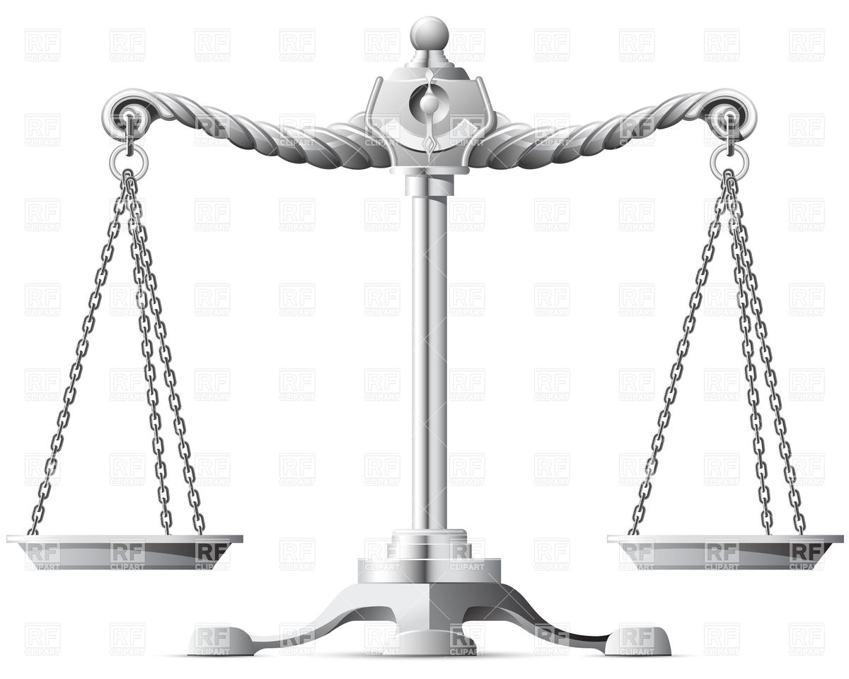 Scales Of Justice 6076 Objects Download Royalty Free Vector Clipart