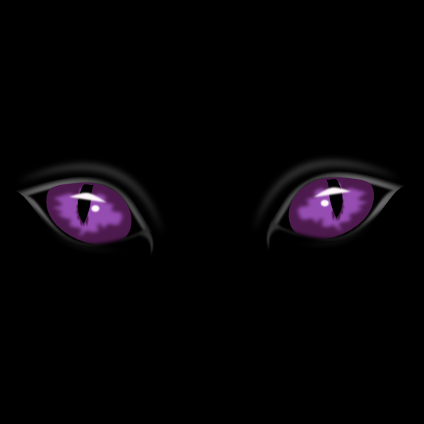 Scary Eyes In The Dark Clip Art At Clker Com   Vector Clip Art Online