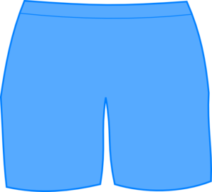 Blue Bathing Shorts Clip Art At Clker Com   Vector Clip Art Online