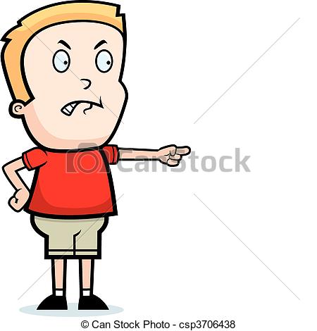 Boy   A Cartoon Boy With An Angry Expression Csp3706438   Search Clip    