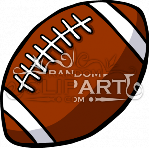 Cartoon American Football Clip Art
