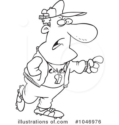 Coach Clipart  1046976   Illustration By Ron Leishman