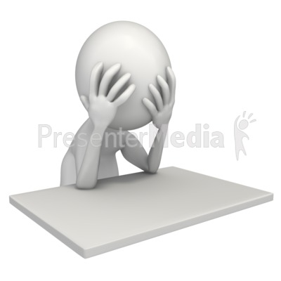 Frustrated At My Desk   Home And Lifestyle   Great Clipart For    