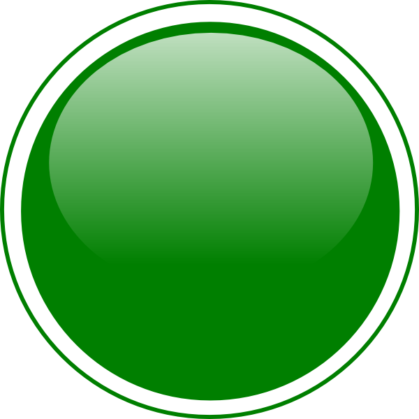 Glossy Green Circle Button Clip Art At Clker Com   Vector Clip Art