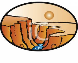 Grand Canyon National Park   Royalty Free Clipart Picture