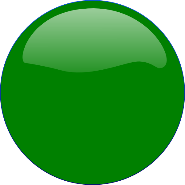 Green Circle Icon Clip Art At Clker Com   Vector Clip Art Online