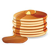 Pancakes And Syrup Clip Art