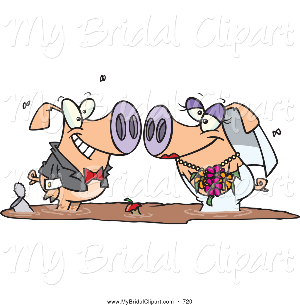 Pig In Mud Clipart Bridal Clipart Of A Cute