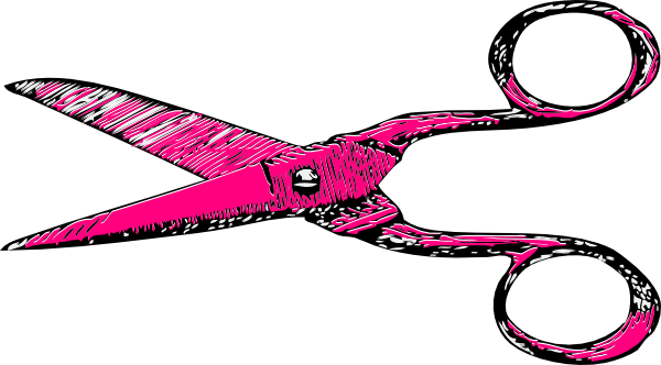 Pink Shears Clip Art At Clker Com   Vector Clip Art Online Royalty