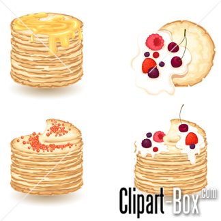 Related Pancakes Cliparts