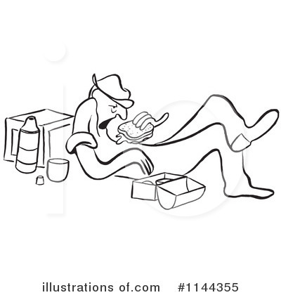Royalty Free  Rf  Lunch Break Clipart Illustration By Picsburg   Stock