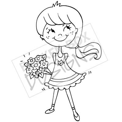 This Cute Thanks A Bunch Clipart And Digital Stamp Image Was Just