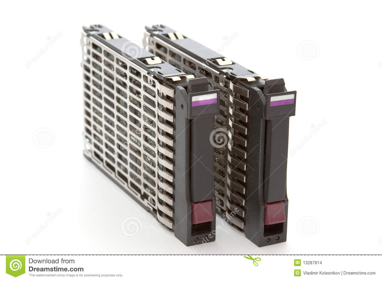 Two Server Hard Disk Stock Images   Image  13287814