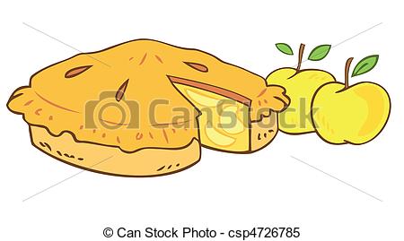 Clipart Vector Of Grandmother S Apple Tart Csp4726785 Search Clip Icon