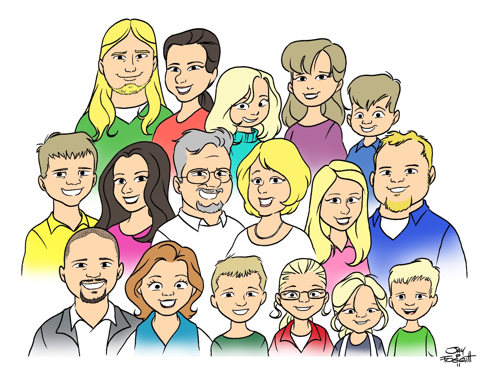 Family Of 4 2 Sisters Clipart   Cliparthut   Free Clipart