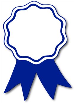 Free Award Ribbon Blue Clipart   Free Clipart Graphics Images And