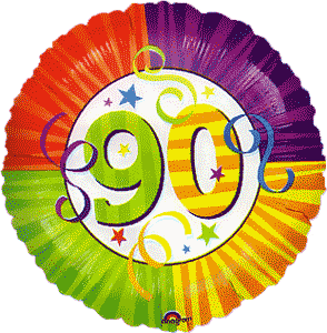 Happy Birthday 90 Years Old Clipart   Free Clip Art Images