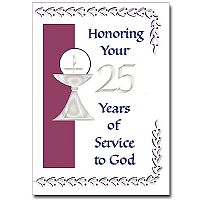 Honoring Your 25 Years Of Service To God